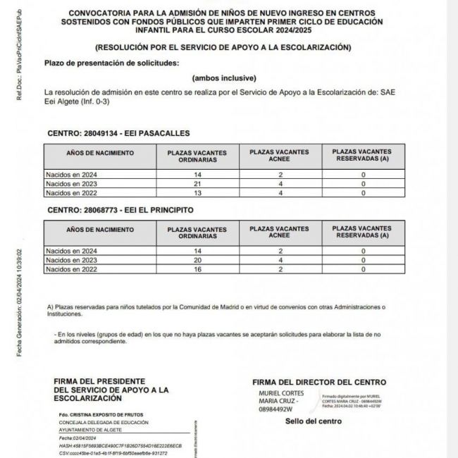 ADMISIÓN 24 25